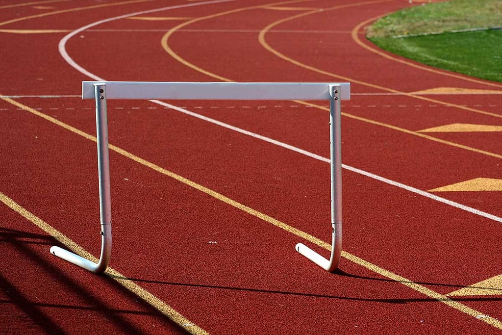 Running Track Hurdle